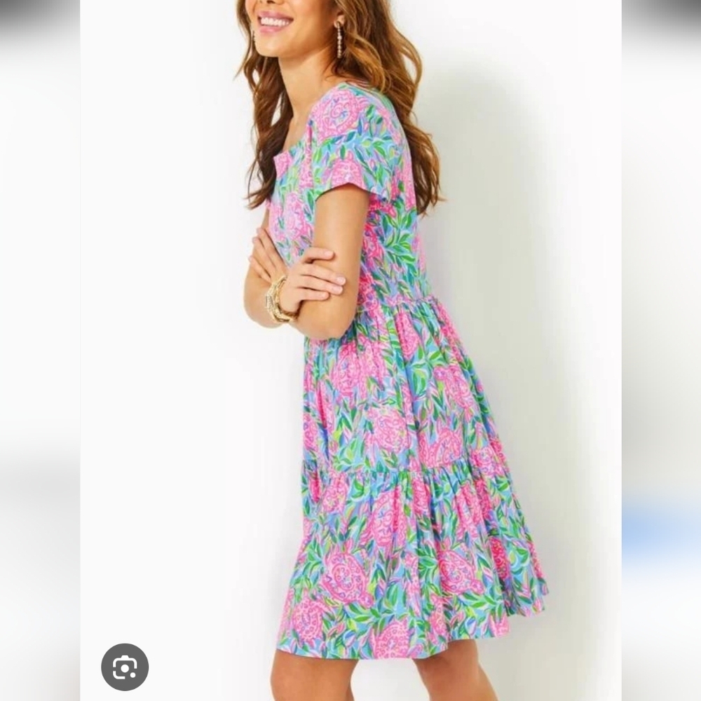 NWT Lilly Pulitzer Geanna Floral Mini Dress Size XS - Picture 2 of 11